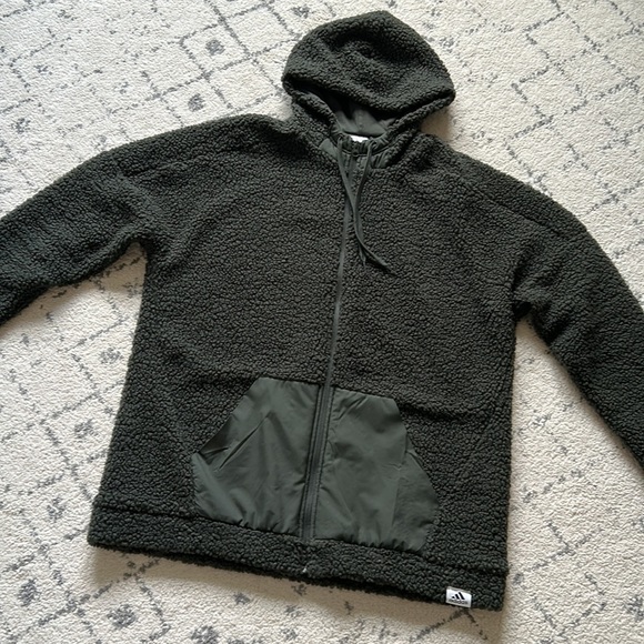 Women’s ADIDAS Sherpa Jacket Size 2XL - Picture 3 of 8